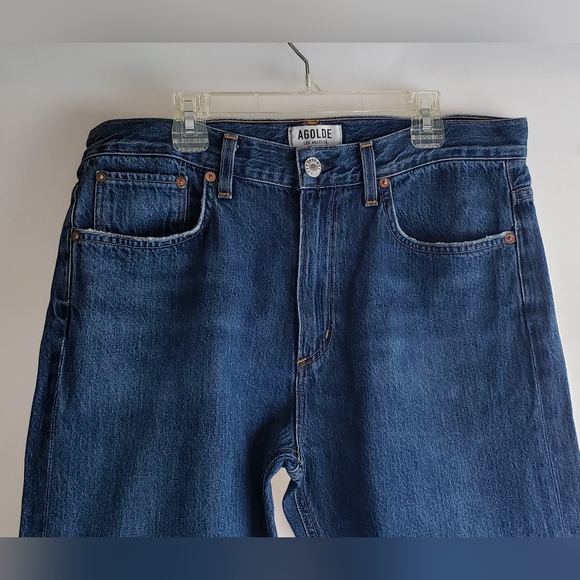 Agolde Women's Denim Dark Wash Jeans Size 31 - Picture 3 of 10
